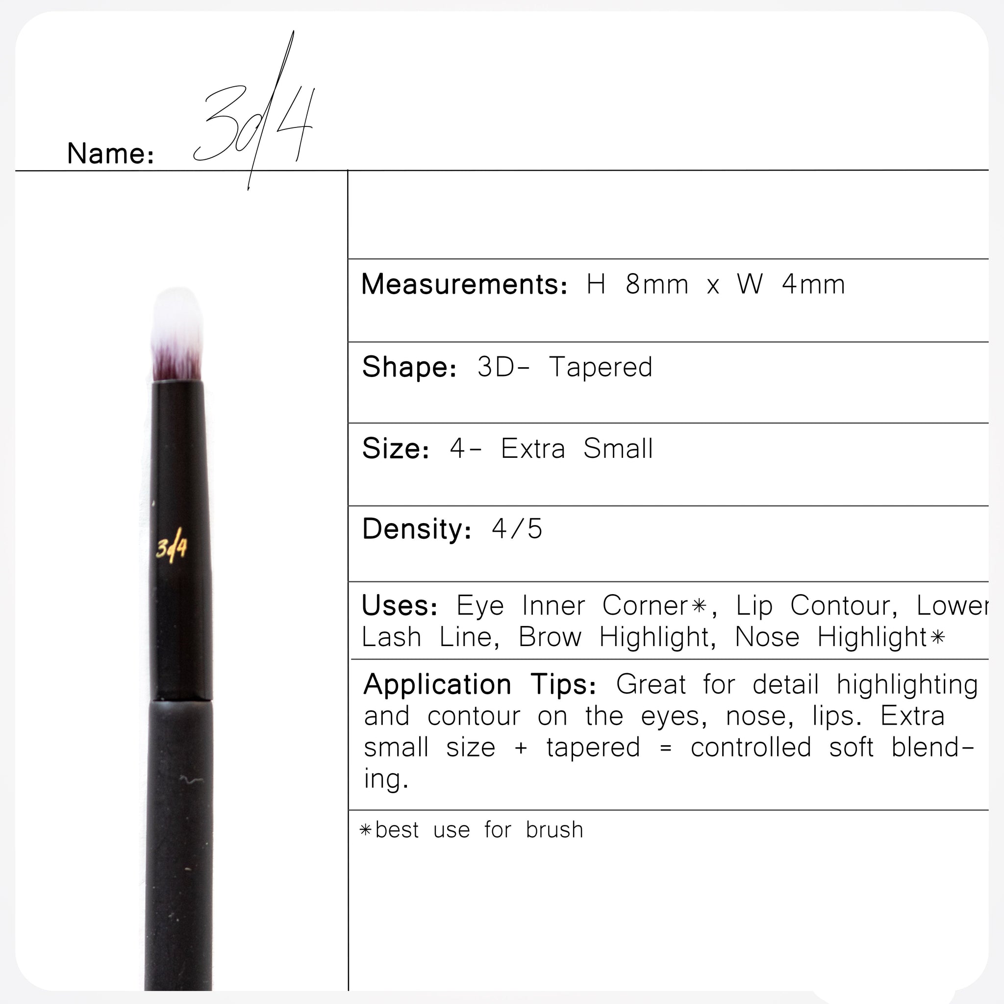 3d4 | Detail Contour Highlight Mini