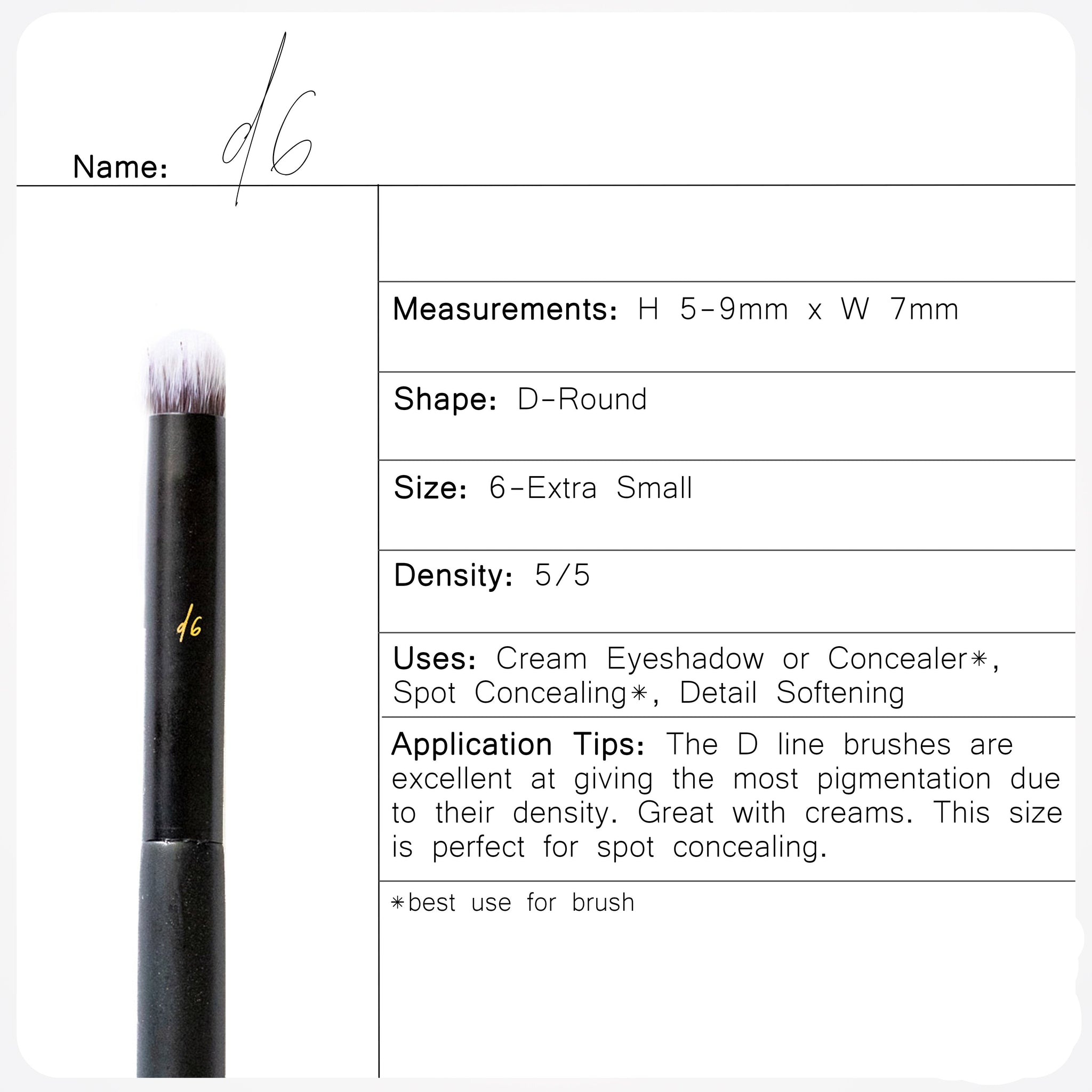 d6 | Cream Eyeshadow Small